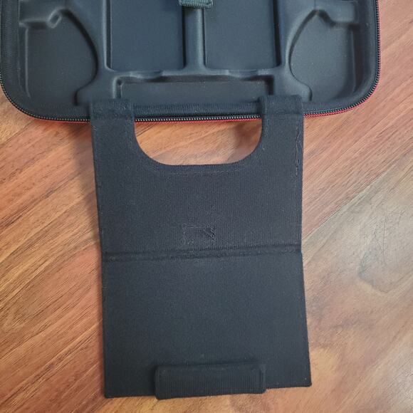 Nintendo Switch Black Case with Top Handle Full Zip Around Travel Stand - Picture 6 of 11